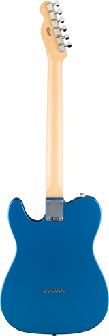 Back of Fender Standard Telecaster MP White Pickguard Aqua Marine Metallic.