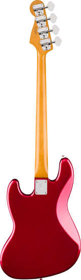 Back of Fender Vintera III Early '70s Jazz Bass Rosewood Candy Apple Red.