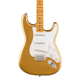Front of Fender Vintera III Late '50s Stratocaster Maple Aztec Gold.
