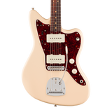 Front of Fender Vintera III Mid '60s Jazzmaster Rosewood Olympic White.