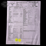Spec sheet for Fender Custom Shop Custom Deluxe Stratocaster NOS Aged Lake Placid Blue CZ589420.