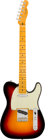 Full frontal of Fender Limited Edition Pro Classic Silent Telecaster Maple 3-Color Sunburst.