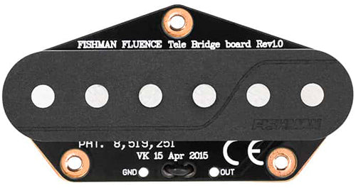 Top down of Fishman PRF-TEL-GK1 Greg Koch Gristle Tone Pickup treble.