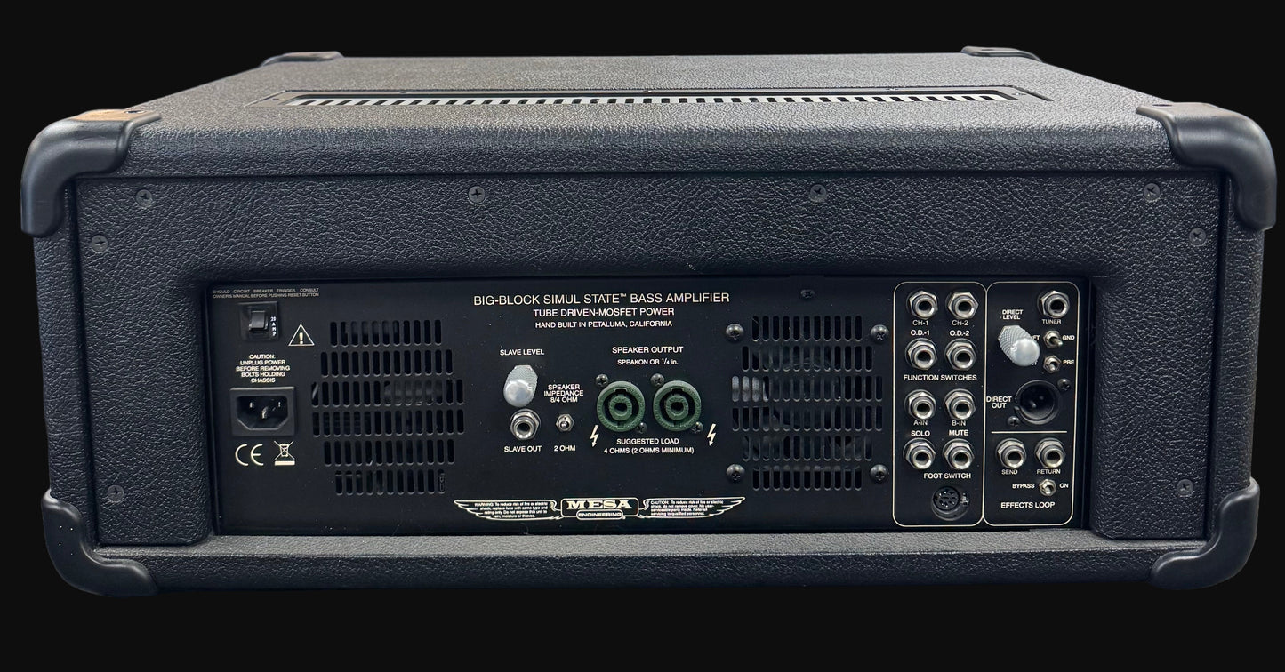 Used Mesa Big Block Titan V12 1200w Bass Head TSS6348