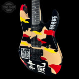 Side shot of ESP Original Series George Lynch Kamikaze 1 w/case E2580242