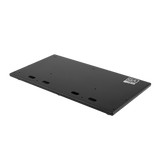 Front right angle of Vertex By Gator Tour Compact 23" x 13" Pedalboard.