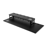 Front right angle of Vertex By Gator Tour Elite 31" x 13" Pedalboard & Riser.