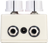 Back of Earthquaker Devices Gary Automatic Pulse Width Modulation Fuzz and Dynamic Natural Overdrive.
