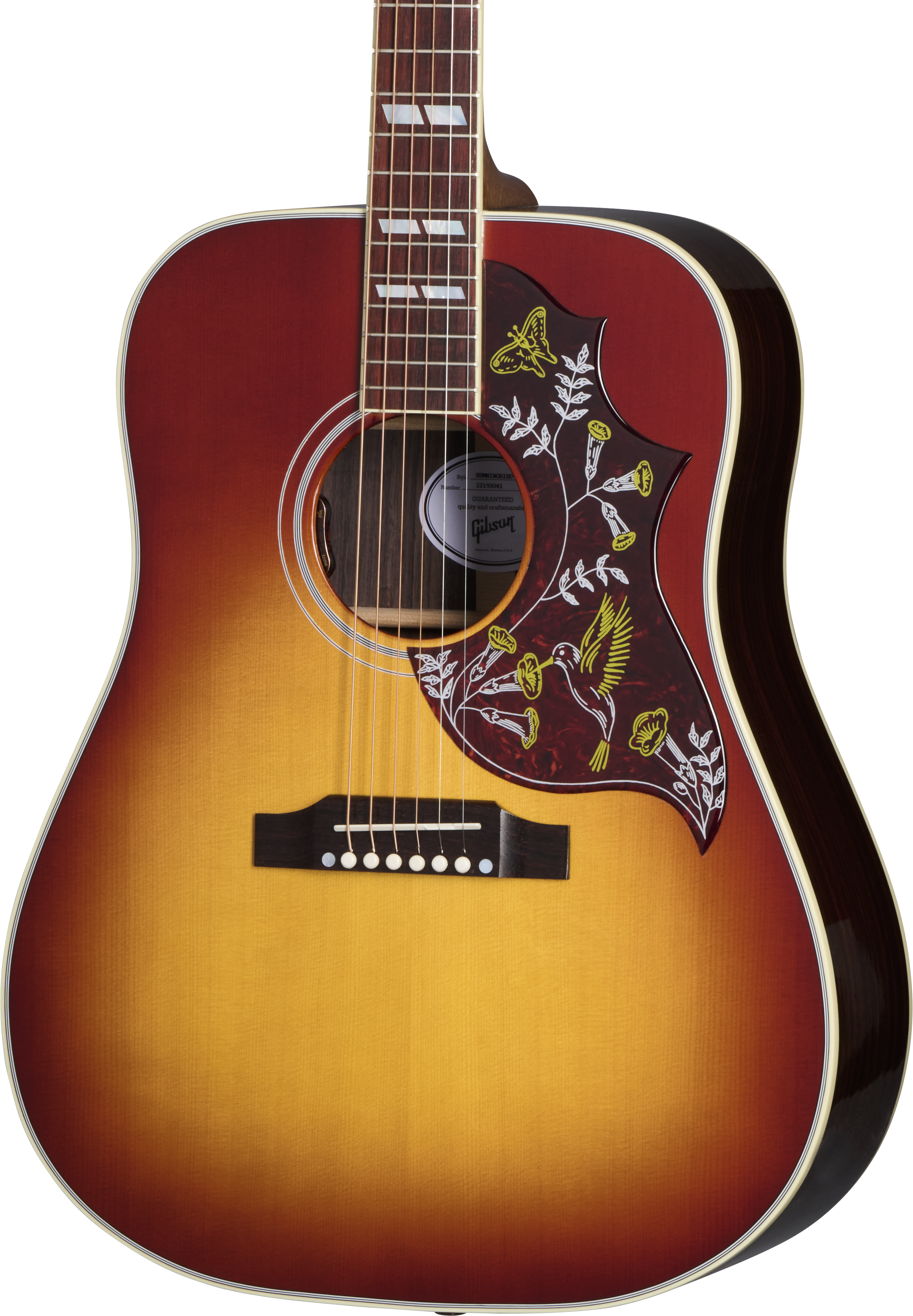gibson hummingbird tobacco sunburst Standard Acoustic Electric Guitar Vintage accompanied by a compound dovetail joint Gibson Hummingbird Standard Vintage Sunburst