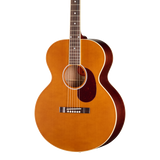 Front of Gibson J-185 Century 12-Fret Vintage Amber.
