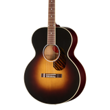 Front of Gibson J-185 Century 12-Fret Vintage Sunburst.