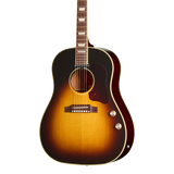 Front of Gibson J 160E Original Vintage Sunburst.