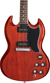 Front of Gibson SG Special Vintage Cherry.