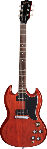 Full frontal of Gibson SG Special Vintage Cherry.