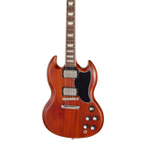 Front of Gibson SG Standard '61 Faded Vintage Cherry Satin.