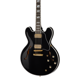 Front of Gibson ES Supreme Ebony.