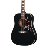 Front of Gibson Hummingbird Special Satin Ebony.