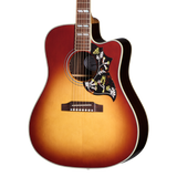 Front of Gibson Hummingbird Standard Rosewood EC Rosewood Burst.
