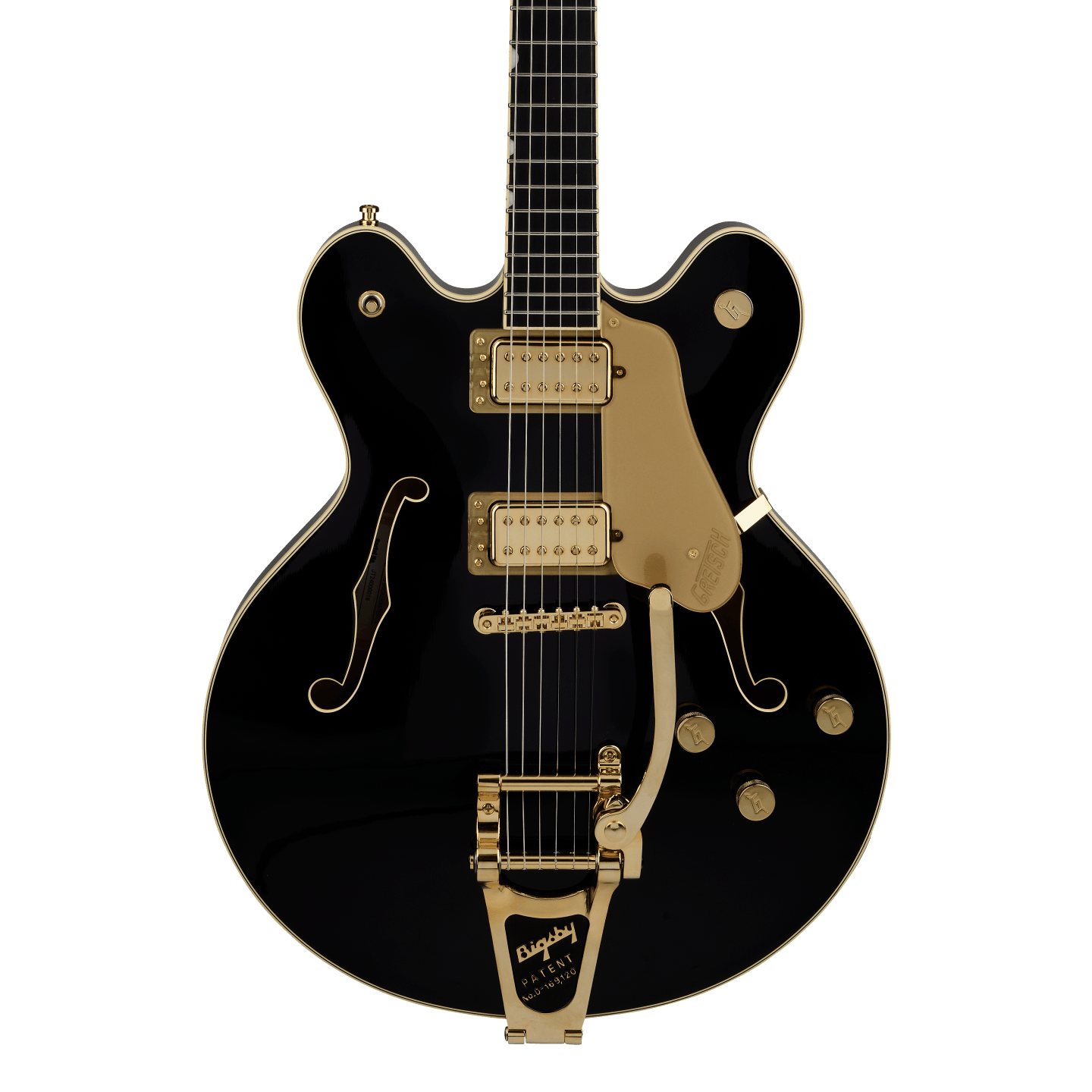 Gretsch Broadkaster LX Center Block String-Thru Bigsby Ebony Black