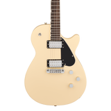 Front of Gretsch Electromatic Jet Club Buttercream.