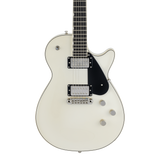 Front of Gretsch Electromatic Premier Jet Vintage Pearl.