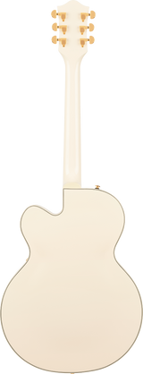 Back of Gretsch G2420TG Streamliner Hollow Body wBigsby LTD Vintage White.