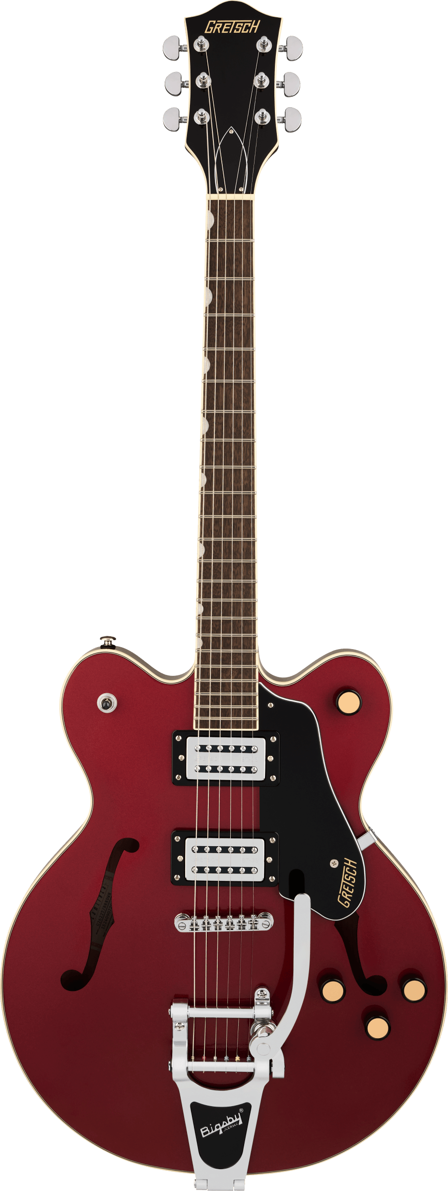 Full frontal of Gretsch G2622T Streamliner Center Block Double-Cut wBigsby Brandywine.