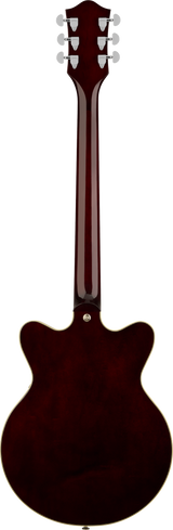 Back of Gretsch G2655T Streamliner Center Block Jr. Double-Cut w/Bigsby Gunmetal 2 Tone.