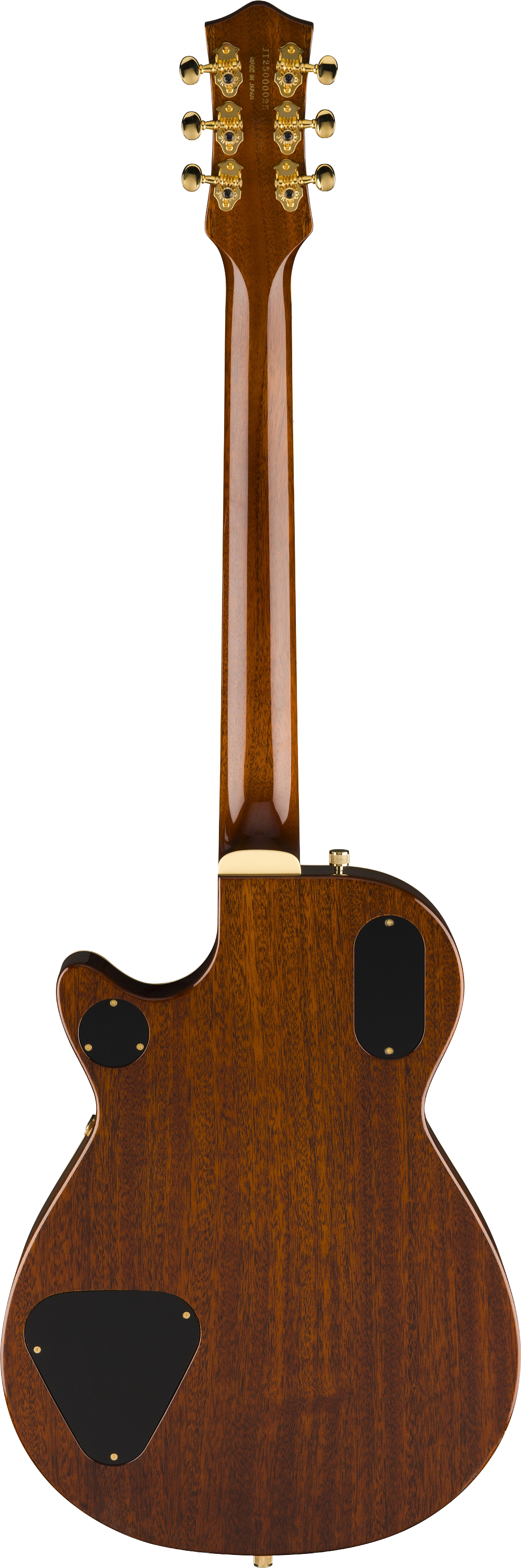 Back of Gretsch Limited Vintage Select 59 Red Sparkle Jet.