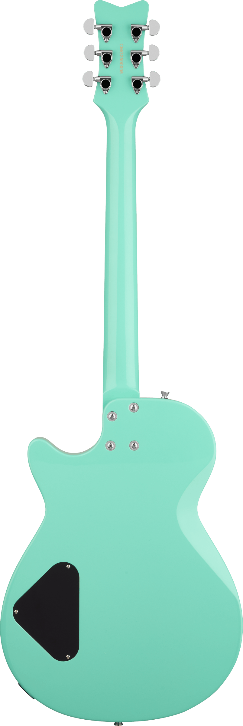 Back of Gretsch Streamliner Jet Club Seafoam Green.