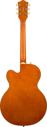 Back of Gretsch Synchromatic Nashville w/Bigsby ‘50s Orange Stain.