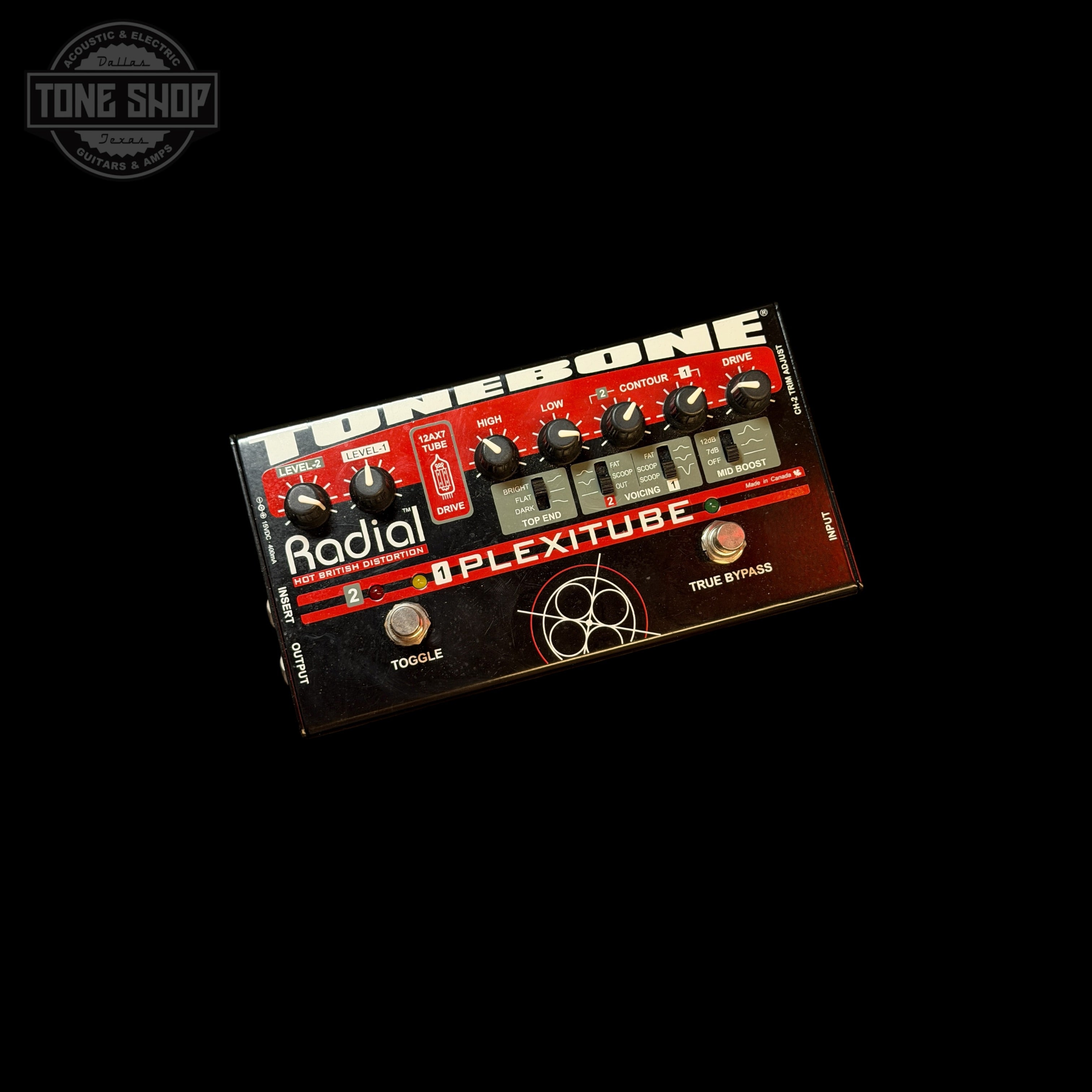 Used Radial Tonebone Plexitube Distortion w/power supply TSU25031