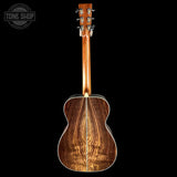 Full front of Martin Custom Shop 00-14F 28/45 Style Adirondack/Wild Grain East Indian Rosewood.