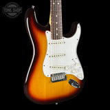 Front angle of Used 1984 Fender America STD Strat Sunburst.