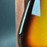 Wear on body of Used 1984 Fender America STD Strat Sunburst.