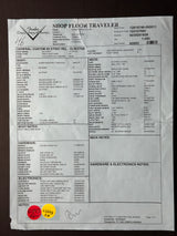 Document with text and checkboxes on a dark background