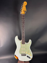 Electric guitar on a dark gray background