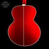 Back of Gibson Custom Made 2 Measure SJ-200 Candy Apple Red Gloss LR Baggs VTC.
