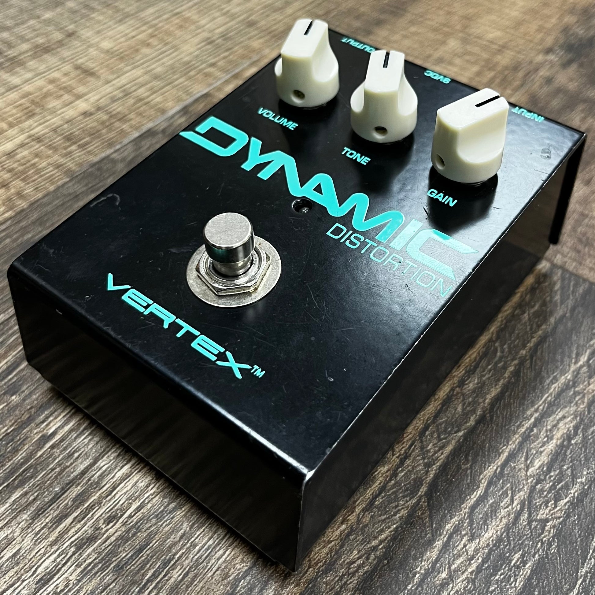 Side of Used Vertex Dynamic Distortion Pedal TFW101