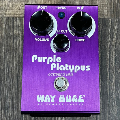 Top of Used Way Huge Purple Platypus Octi-Drive Pedal MKII TFW79