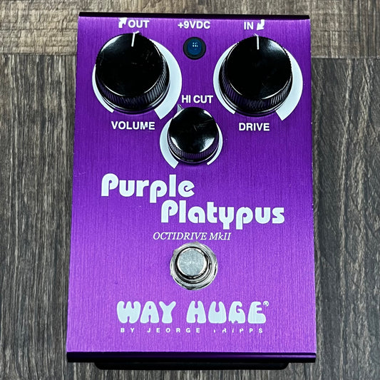 Top of Used Way Huge Purple Platypus Octi-Drive Pedal MKII TFW79