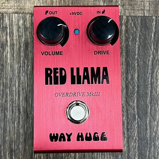 Top of Used Way Huge Red Llama Overdrive Pedal w/box TFW74