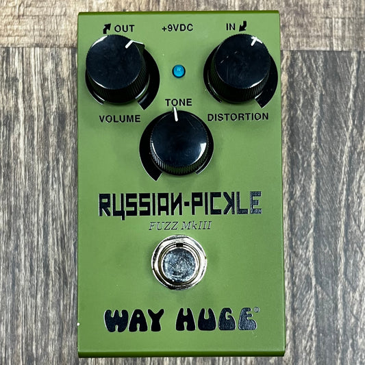 Top of Used Way Huge Russian Pickle MKII WM42 Fuzz Pedal w/box TFW76