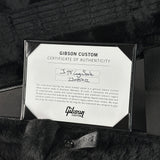 Certificate of authenticity for Gibson Custom Made 2 Measure J-45 Standard Long Scale Vintage Sunburst.