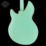 Back angle of Used 2025 Rickenbacker 360/12 Seafoam Green Pearl 12 String.