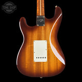 Back of Used 2015 Fender Custom Shop Artisan Okoume Strat.