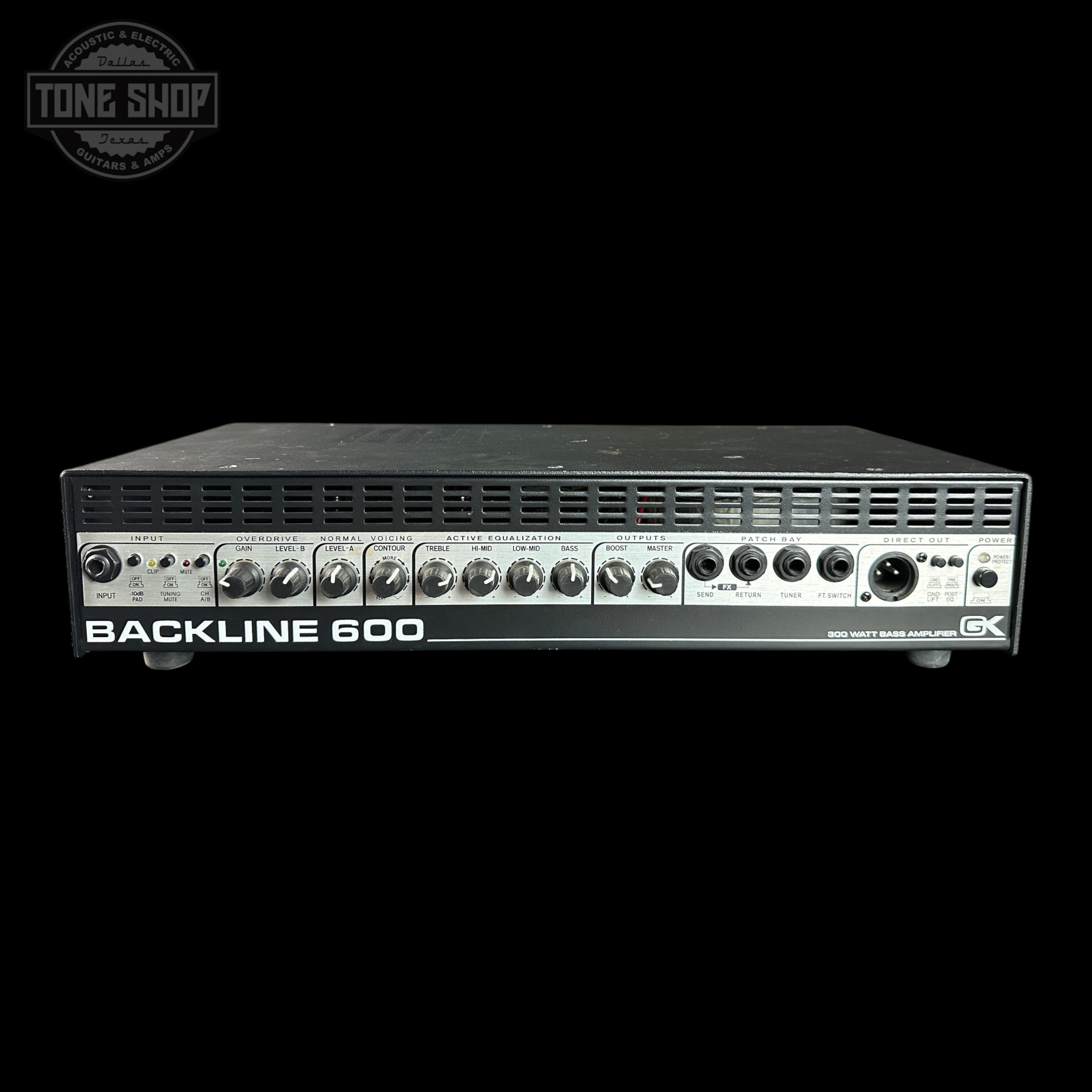 BACKLINE 600 ベース用アンプ 300W Used Gallien Krueger Backline 600 2-Channel 300w Bass Head