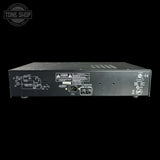 Back of Used Gallien Krueger Backline 600 2-Channel 300w Bass Head.