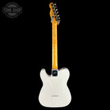 Full back of Used 2020 Fender Jimmy Page Mirror Telecaster White Blonde.