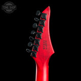 Back of headstock of Used Solar V1.7oz Red.